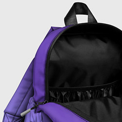 Детский рюкзак Светлый фиолетовый градиент, цвет: 3D-принт — фото 2