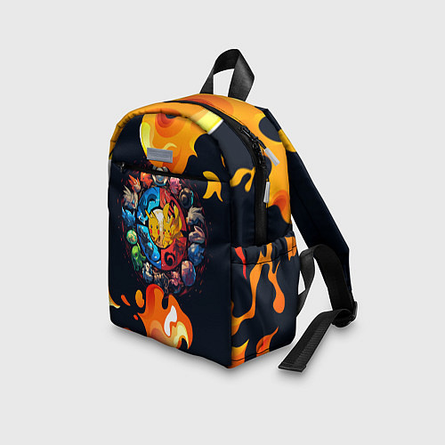 Детский рюкзак Символы покемона / 3D-принт – фото 3
