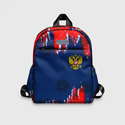 Детский рюкзак Россия спорт краски текстура, цвет: 3D-принт