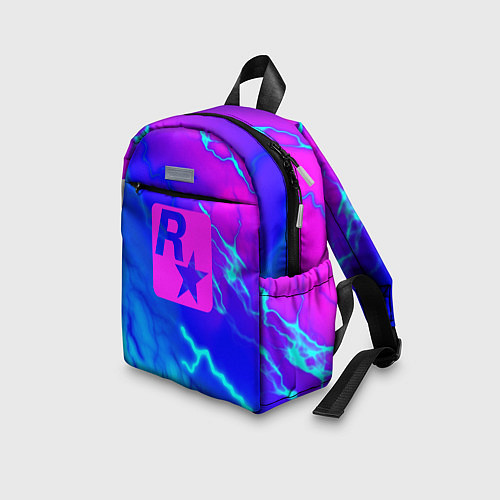 Детский рюкзак Rockstar storm молнии / 3D-принт – фото 3