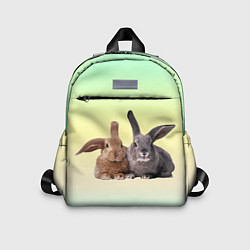 Детский рюкзак Два пушистых кролика