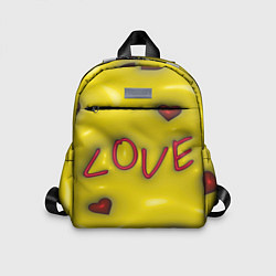 Детский рюкзак Love эффект раздувания