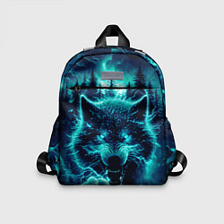 Детский рюкзак Грозовой волк - волчья стая, цвет: 3D-принт