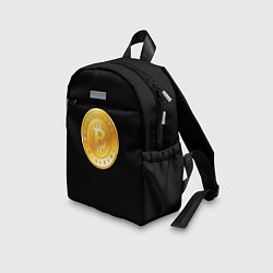 Детский рюкзак Биткоин крипта, цвет: 3D-принт — фото 2