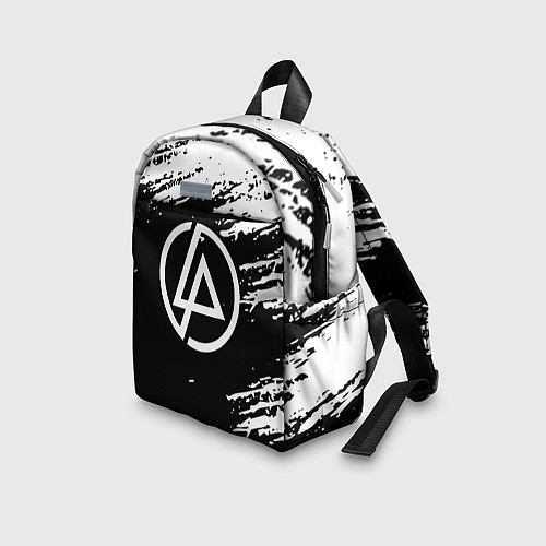 Детский рюкзак Linkin Park - black and white / 3D-принт – фото 3