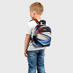 Детский рюкзак Изогнутая абстракция, цвет: 3D-принт — фото 2