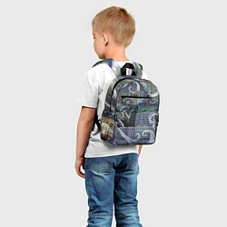 Детский рюкзак Черная пурга, цвет: 3D-принт — фото 2