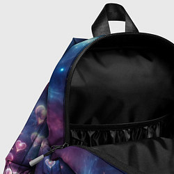 Детский рюкзак Космические сердца - звезды, цвет: 3D-принт — фото 2