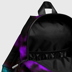Детский рюкзак Dayz неоновый космос, цвет: 3D-принт — фото 2