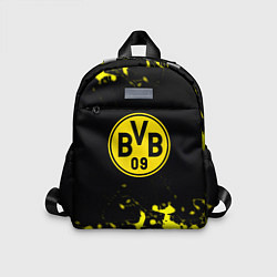 Детский рюкзак Borussia краски жёлтые, цвет: 3D-принт