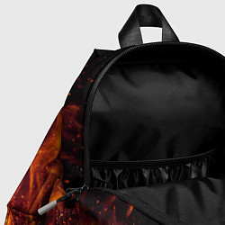 Детский рюкзак Ведьмак и пламя, цвет: 3D-принт — фото 2