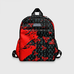 Детский рюкзак Destiny краски надписи текстура, цвет: 3D-принт