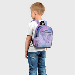 Детский рюкзак Цветной узор из перьев, цвет: 3D-принт — фото 2