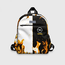 Детский рюкзак Opel огонь текстура, цвет: 3D-принт