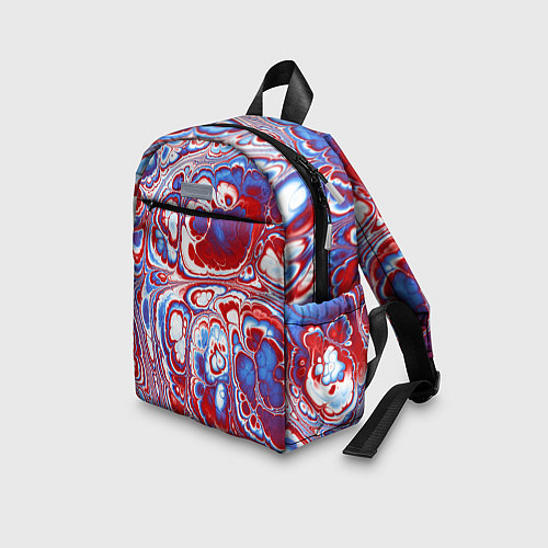 Детский рюкзак Абстрактный разноцветный паттерн / 3D-принт – фото 3