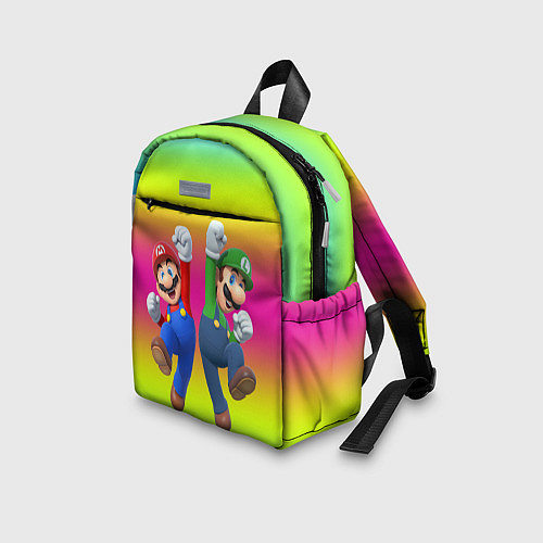 Детский рюкзак Братья Марио / 3D-принт – фото 3