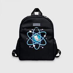 Детский рюкзак Котик в атоме, цвет: 3D-принт