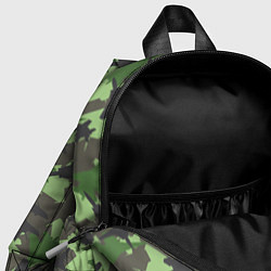Детский рюкзак Самолёты - камуфляж, цвет: 3D-принт — фото 2