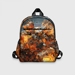 Детский рюкзак Янтарный взрыв, цвет: 3D-принт