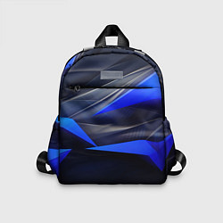 Детский рюкзак Black and blue abstract background sport style