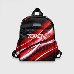 Детский рюкзак Tekken 8 огненное лого файтинг