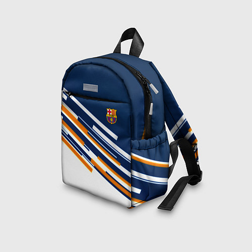 Детский рюкзак Реал мадрид текстура футбол спорт / 3D-принт – фото 3