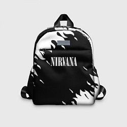 Детский рюкзак Nirvana текстура огонь, цвет: 3D-принт