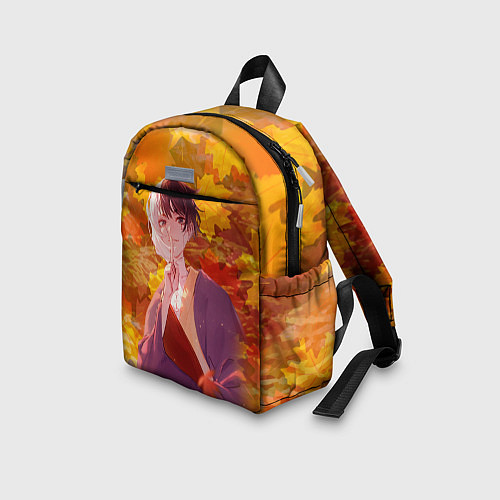 Детский рюкзак Гэн Асагири на фоне листвы из Доктора Стоуна / 3D-принт – фото 3
