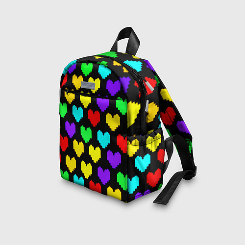 Детский рюкзак Undertale heart pattern / 3D-принт – фото 3