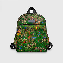 Детский рюкзак Карта из Героев 3, цвет: 3D-принт