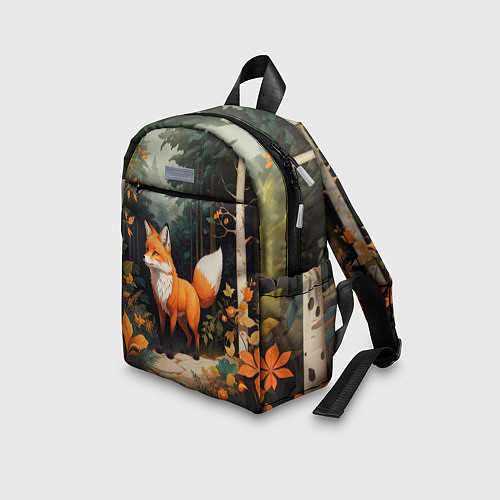 Детский рюкзак Лисёнок на лесной прогулке / 3D-принт – фото 3