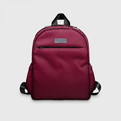 Детский рюкзак Градиент тёмный вишнёвый, цвет: 3D-принт