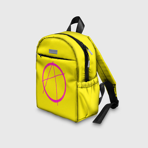 Детский рюкзак Символ Анархиста / 3D-принт – фото 3