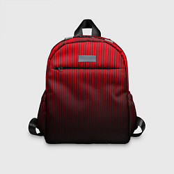 Детский рюкзак Красно-чёрный градиент в полоску