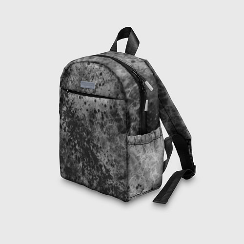 Детский рюкзак Абстракция - серый пунш / 3D-принт – фото 3