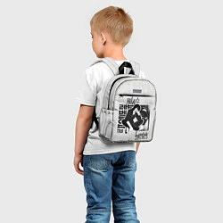 Детский рюкзак Solo leveling street black, цвет: 3D-принт — фото 2