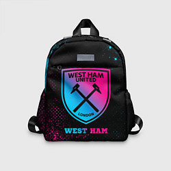 Детский рюкзак West Ham - neon gradient, цвет: 3D-принт