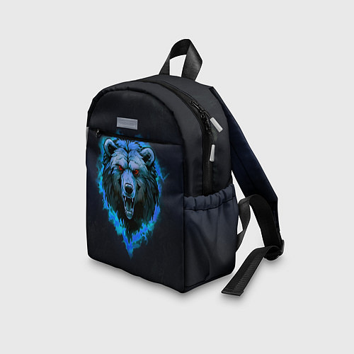 Детский рюкзак Пылающая эмблема медведя / 3D-принт – фото 3