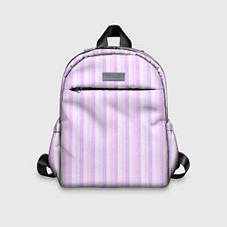 Детский рюкзак Светло-сиреневый полосатый