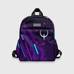 Детский рюкзак Quake neon gaming, цвет: 3D-принт