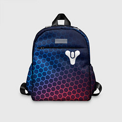 Детский рюкзак Destiny неоновые соты, цвет: 3D-принт