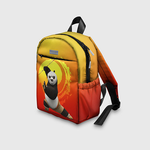 Детский рюкзак Мастер По - Кунг-фу панда / 3D-принт – фото 3