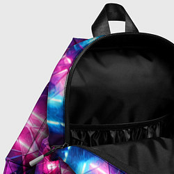 Детский рюкзак Разбитая неоновая вывеска - мегаполис, цвет: 3D-принт — фото 2