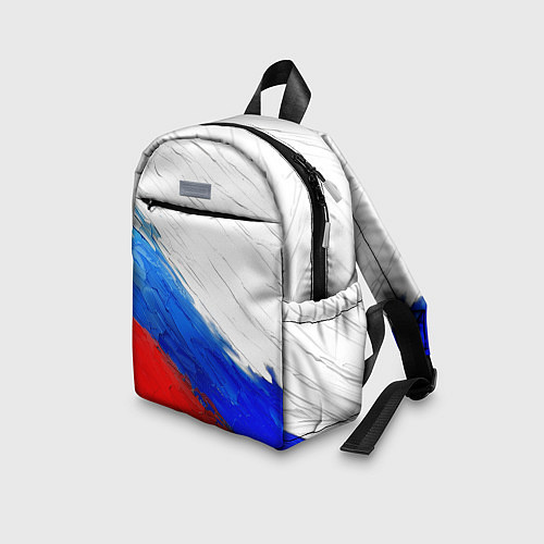 Детский рюкзак Триколор красками / 3D-принт – фото 3