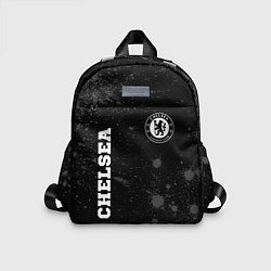 Детский рюкзак Chelsea sport на темном фоне вертикально, цвет: 3D-принт