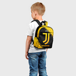 Детский рюкзак Juventus - gold gradient, цвет: 3D-принт — фото 2