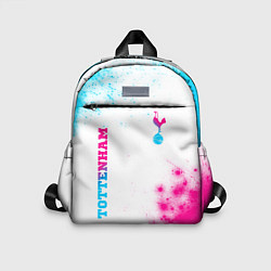 Детский рюкзак Tottenham neon gradient style вертикально, цвет: 3D-принт