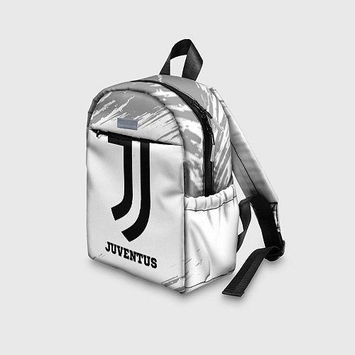 Детский рюкзак Juventus sport на светлом фоне / 3D-принт – фото 3