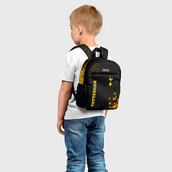 Детский рюкзак Tottenham - gold gradient вертикально, цвет: 3D-принт — фото 2