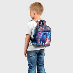 Детский рюкзак Space lion - ai art fantasy, цвет: 3D-принт — фото 2